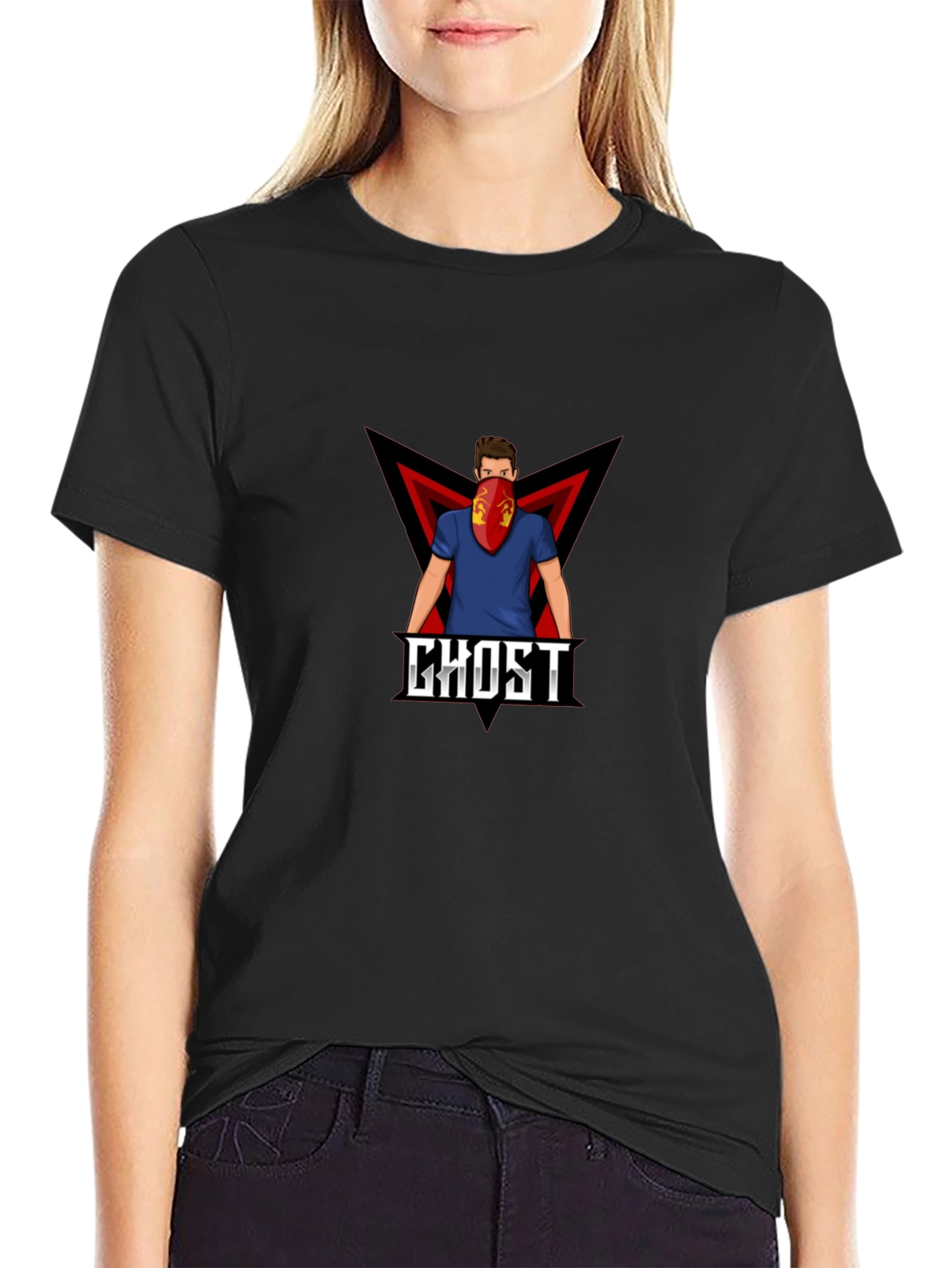 Ghost Graphic Tee - Modern Urban Style