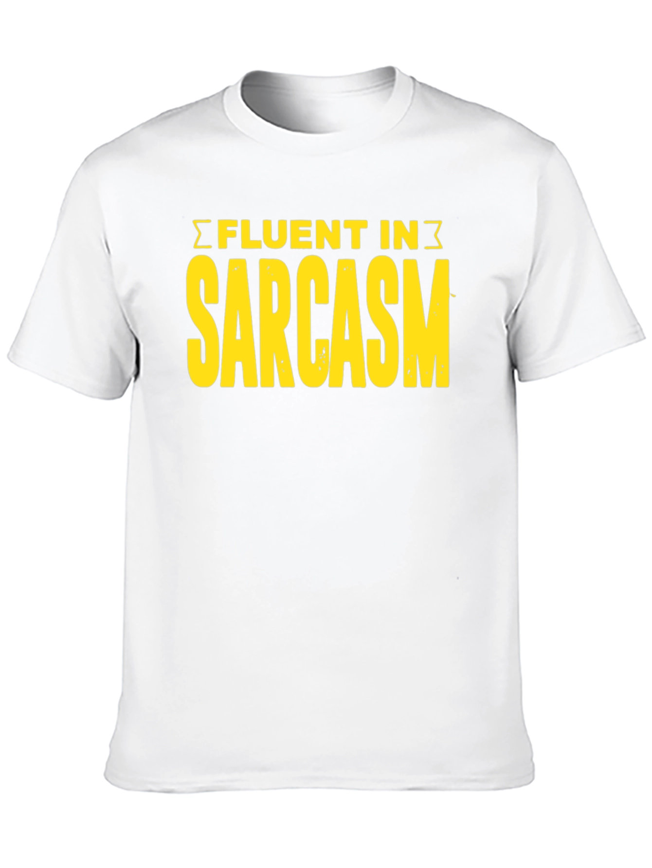 Fluent In Sarcasm Graphic Tee - Black