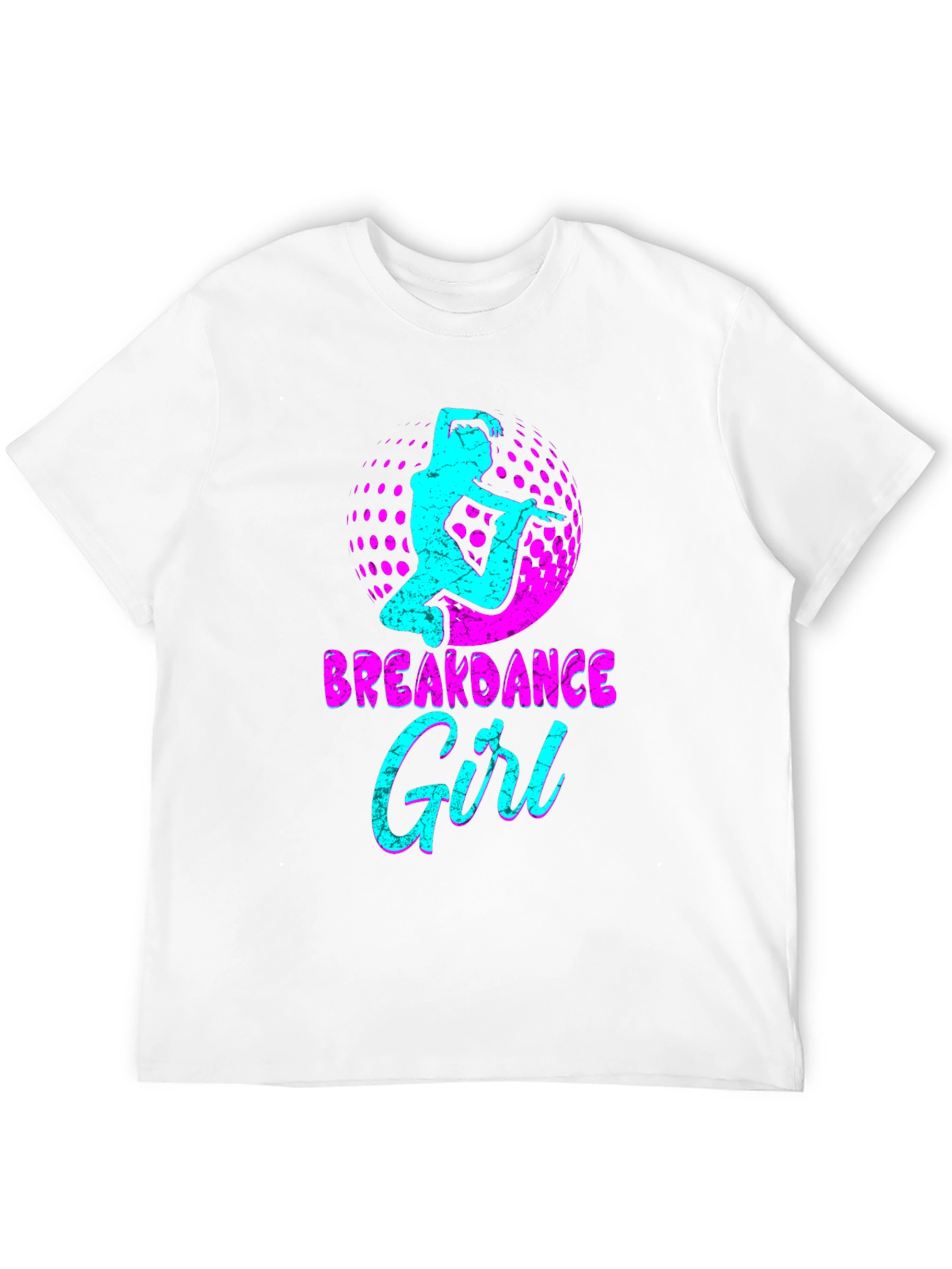 Breakdance Girl Graphic Tee - Black T-Shirt
