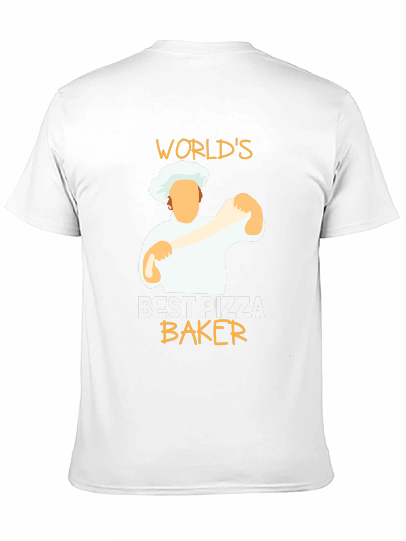 Worlds Best Pizza Baker Black T-Shirt
