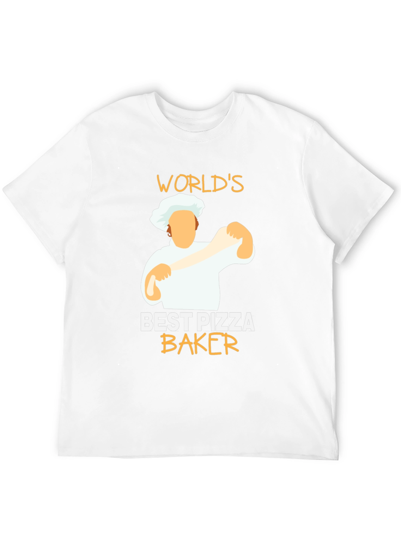 Worlds Best Pizza Baker Black T-Shirt