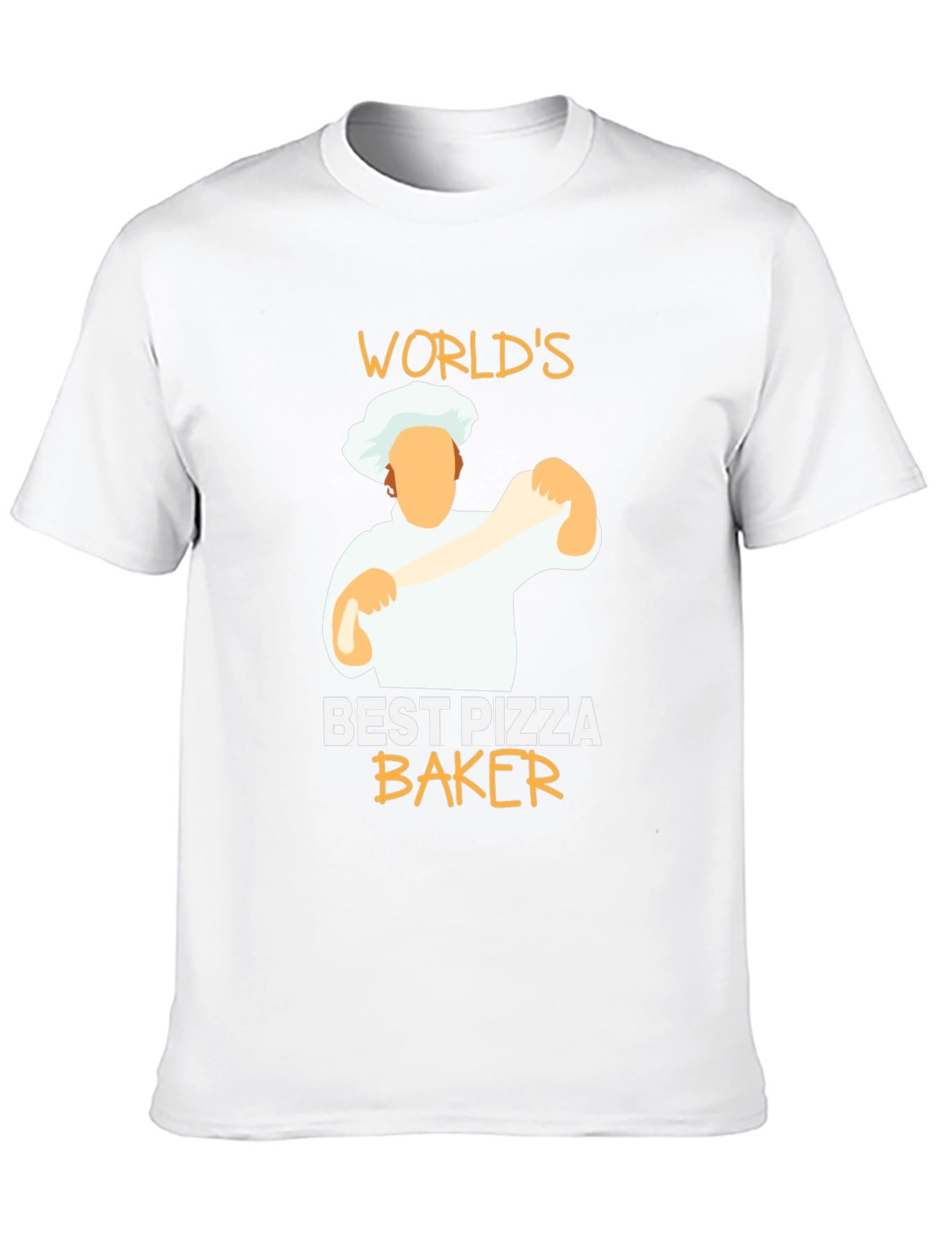 Worlds Best Pizza Baker Black T-Shirt