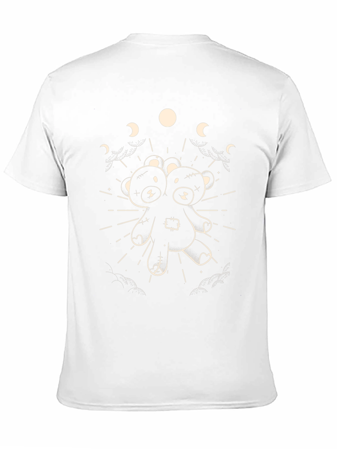 Two-Headed Teddy Bear Moon T-Shirt