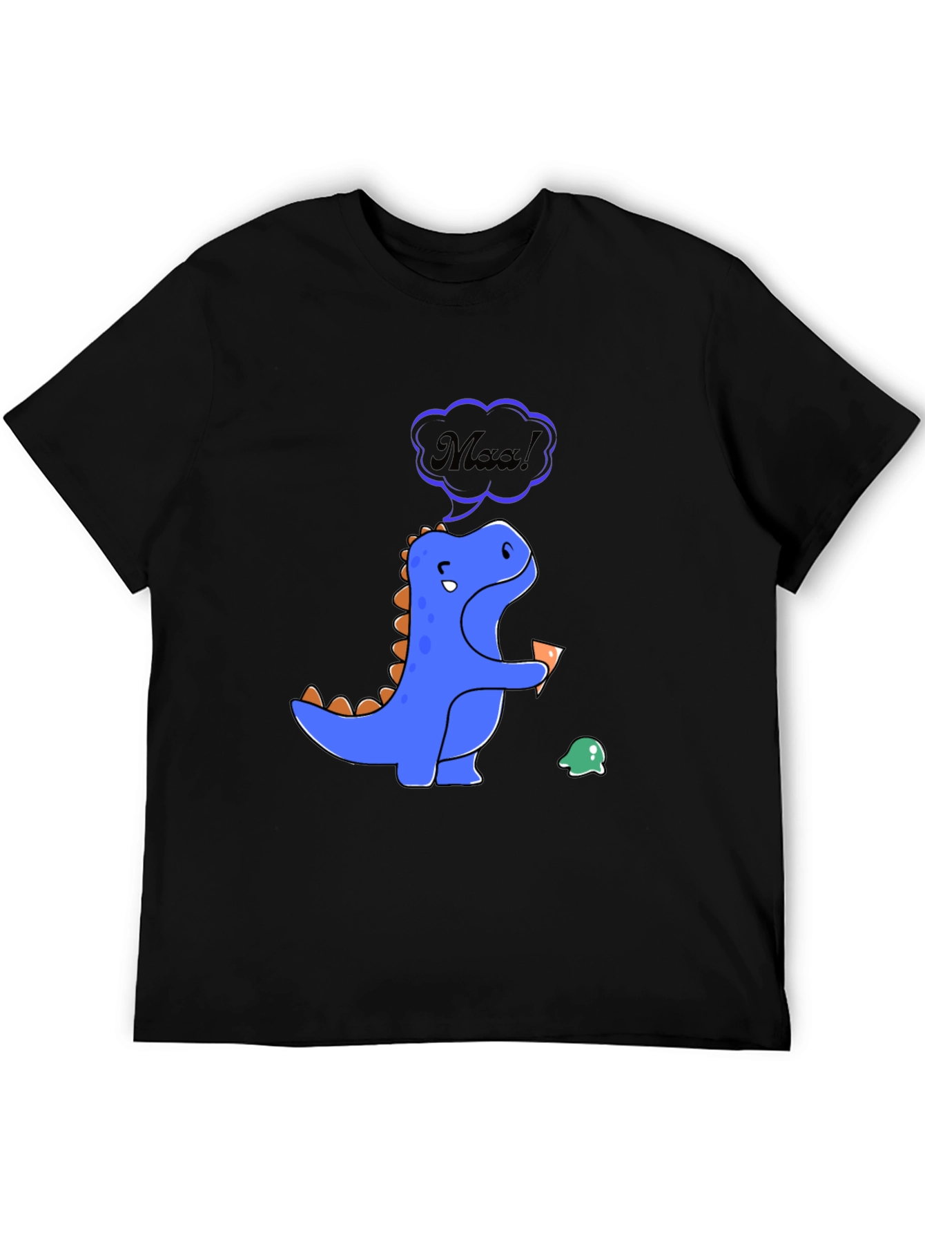 Dinosaur Maa! Black Graphic Tee
