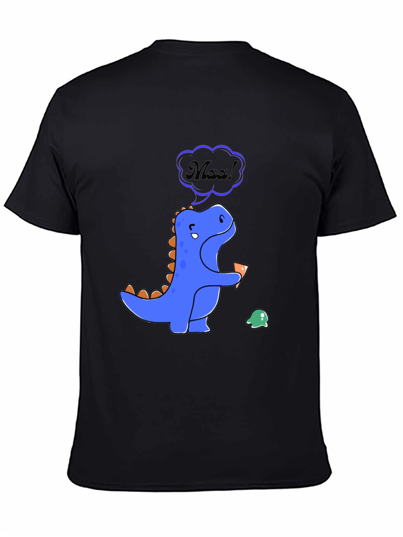 Dinosaur Maa! Black Graphic Tee