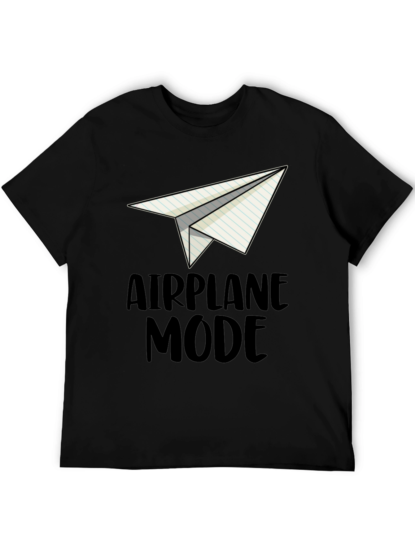 Airplane Mode Graphic Tee - Novelty T-Shirt