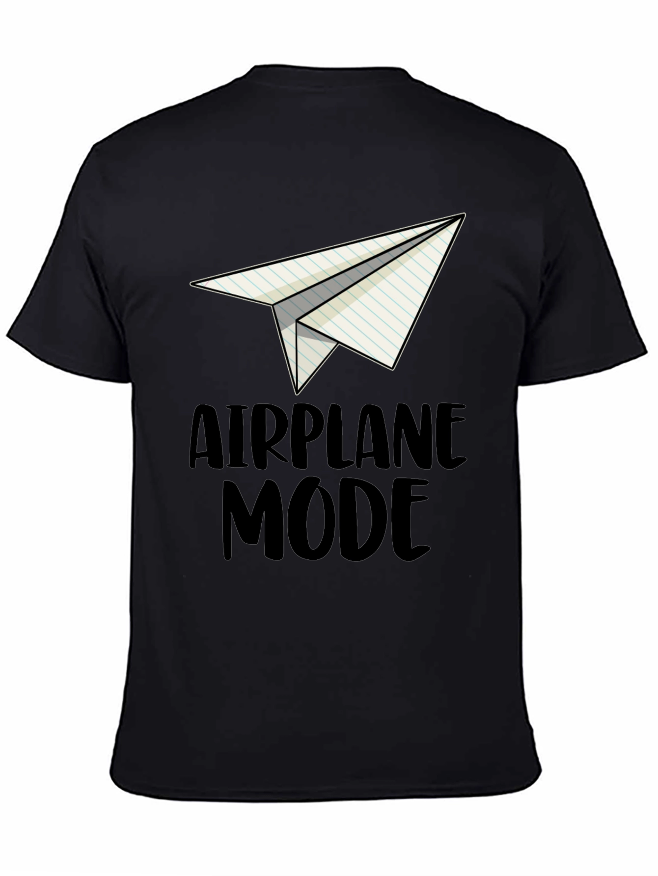Airplane Mode Graphic Tee - Novelty T-Shirt
