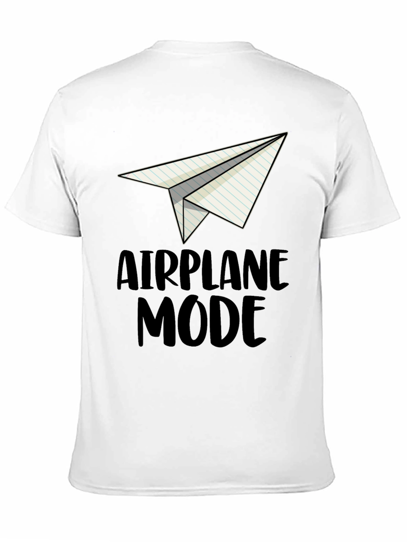 Airplane Mode Graphic Tee - Novelty T-Shirt