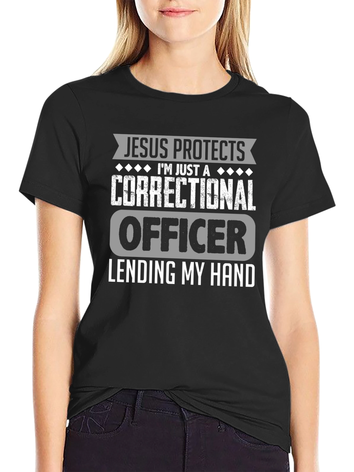 Jesus Protects Correctional Officer T-Shirt