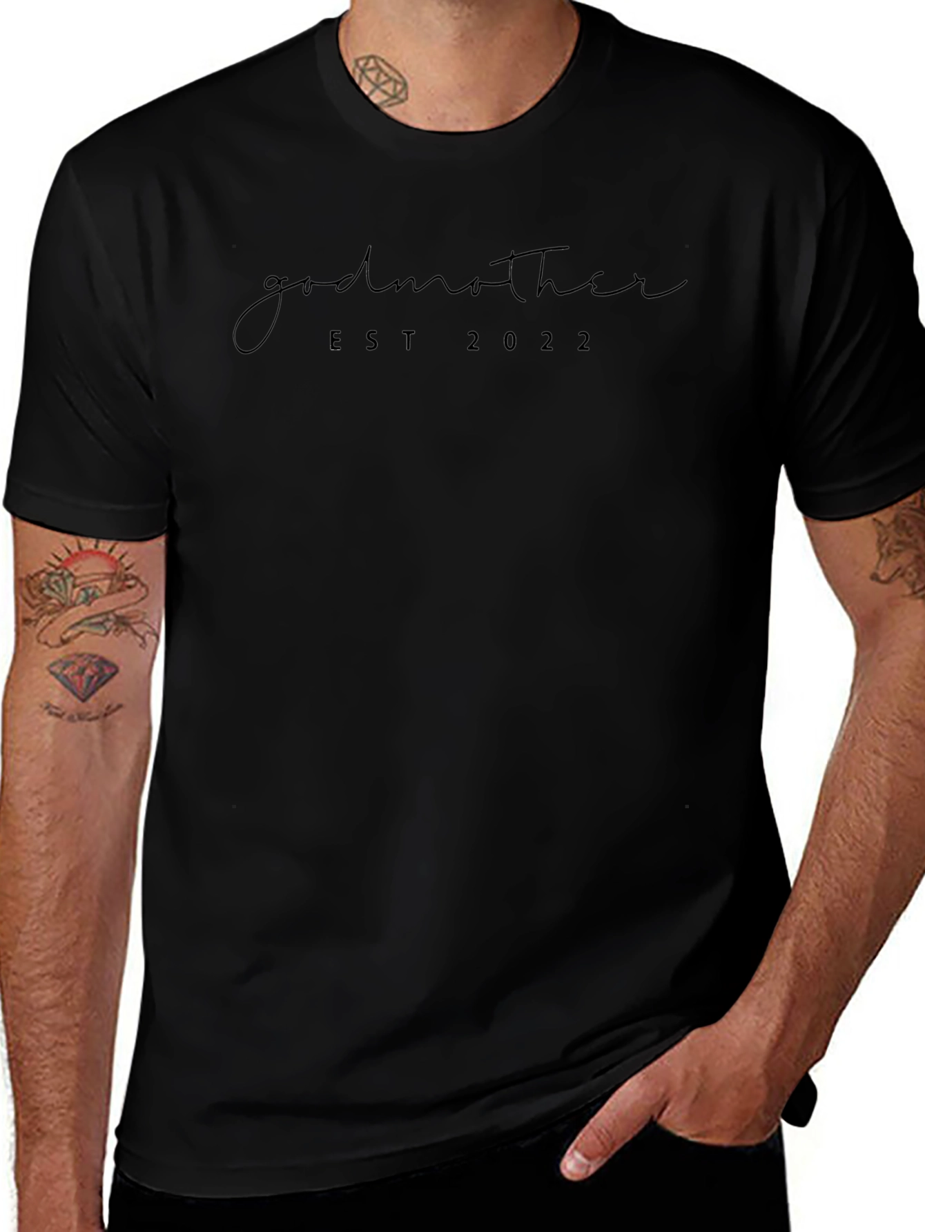 Godmother Est 2022 Black T-Shirt
