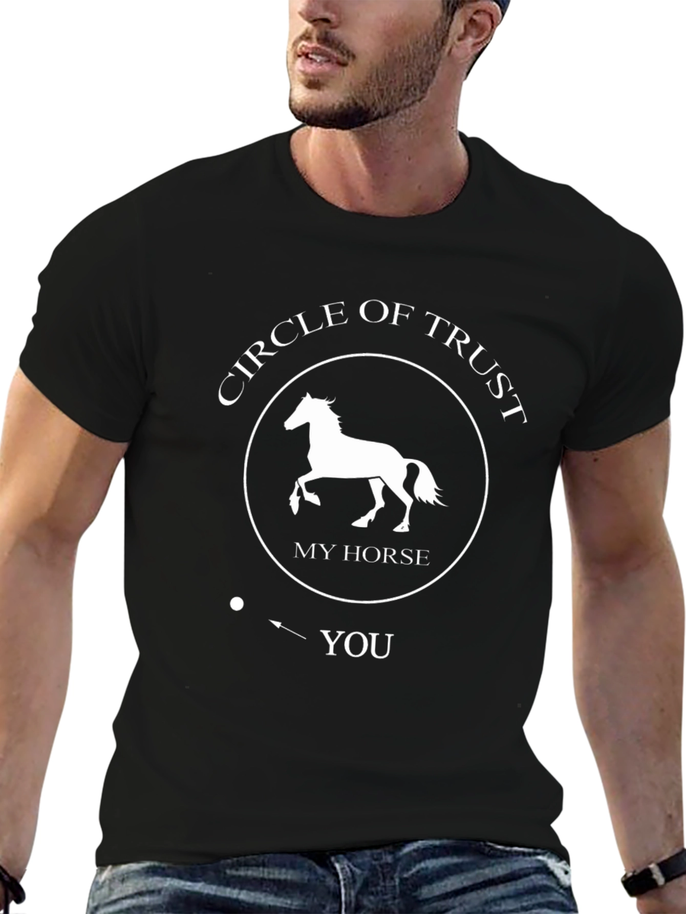 Circle of Trust Horse T-Shirt - Black
