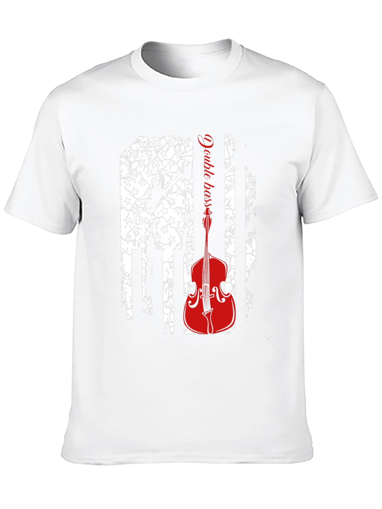 Double Bass American Flag T-Shirt
