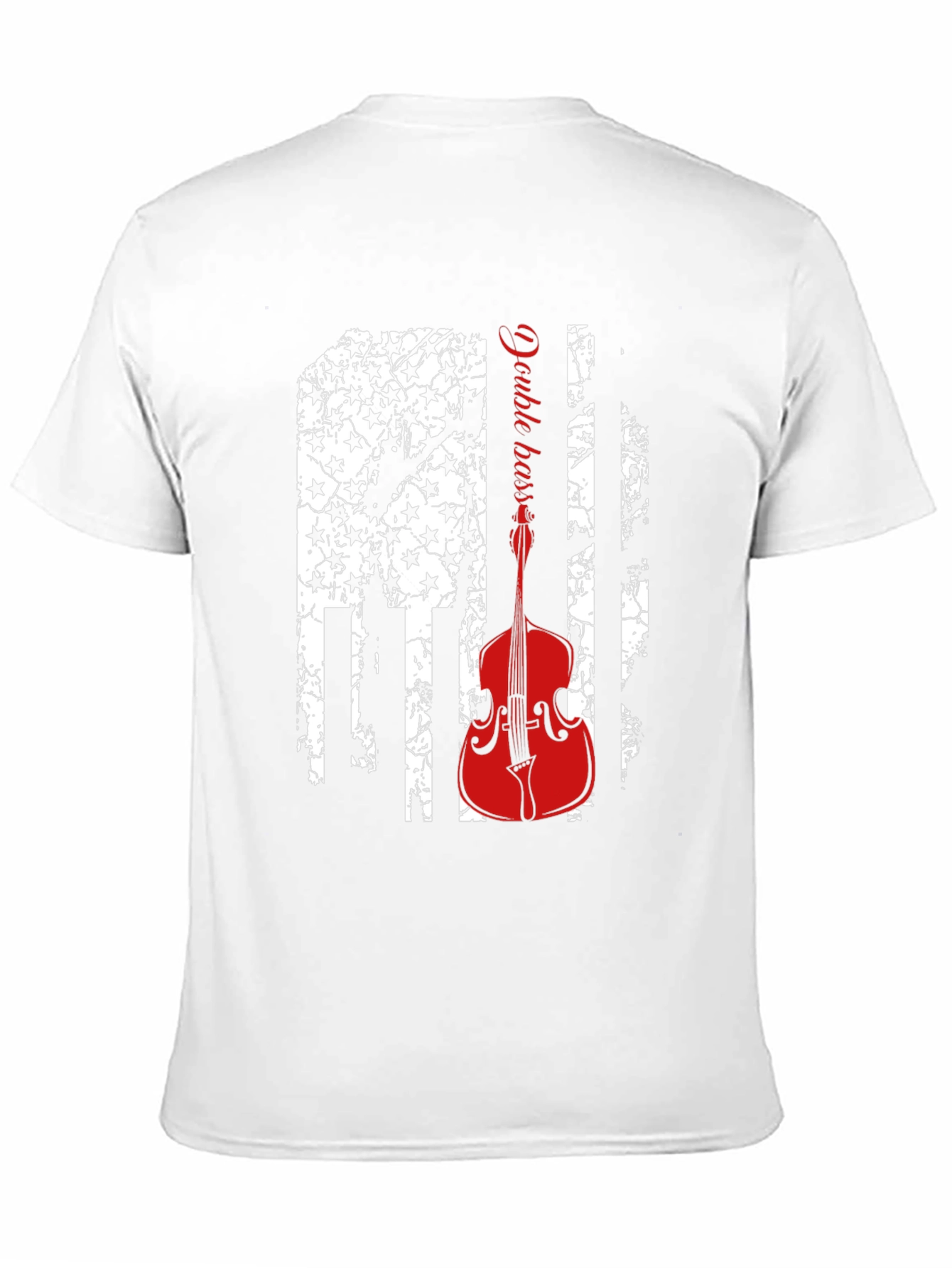 Double Bass American Flag T-Shirt
