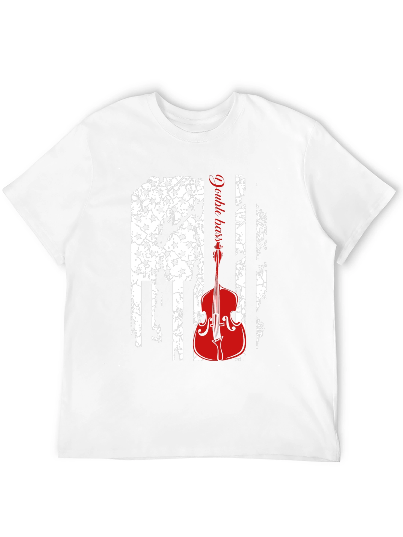 Double Bass American Flag T-Shirt