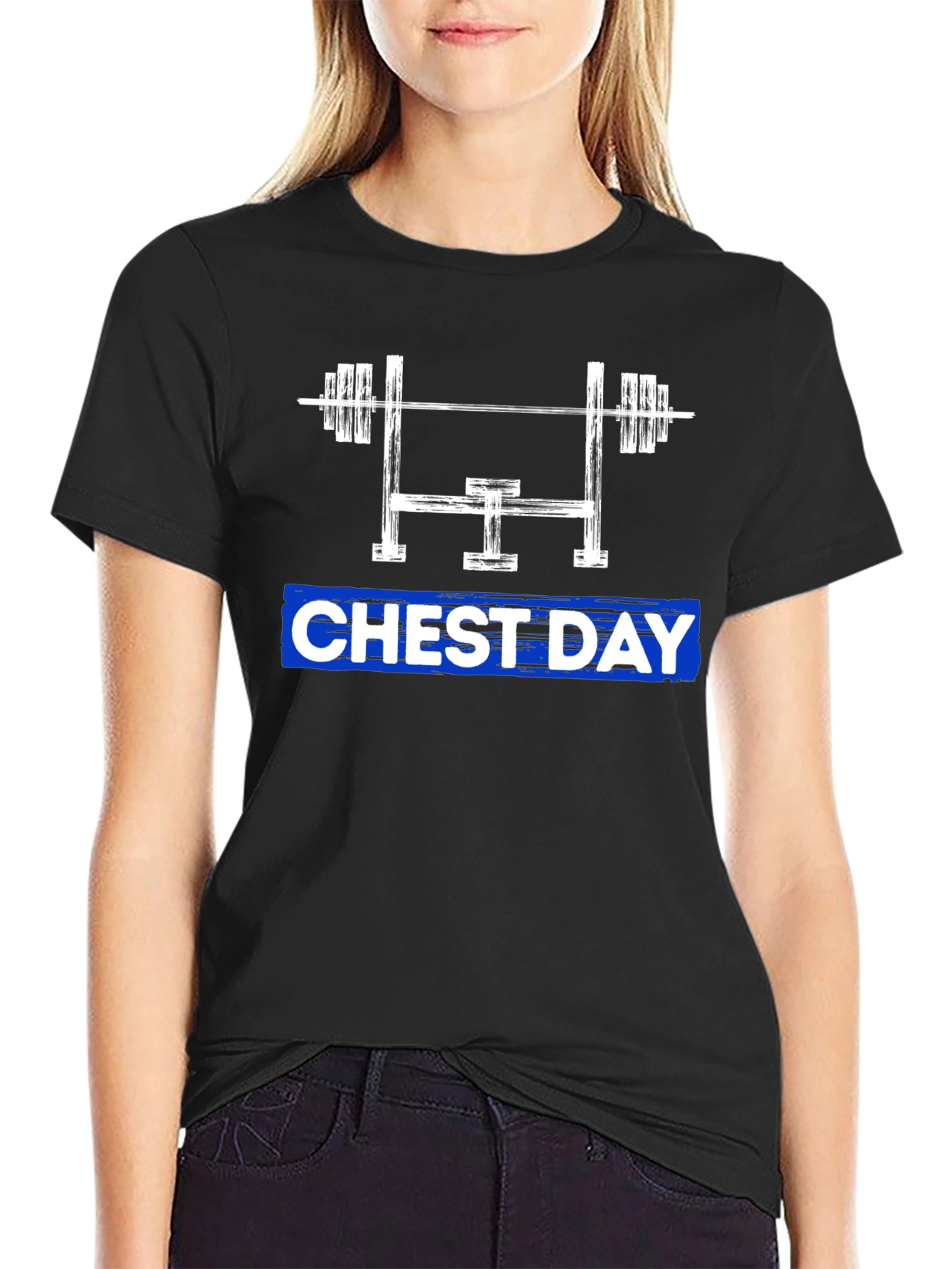 Chest Day Graphic Tee - Gym Workout Shirt