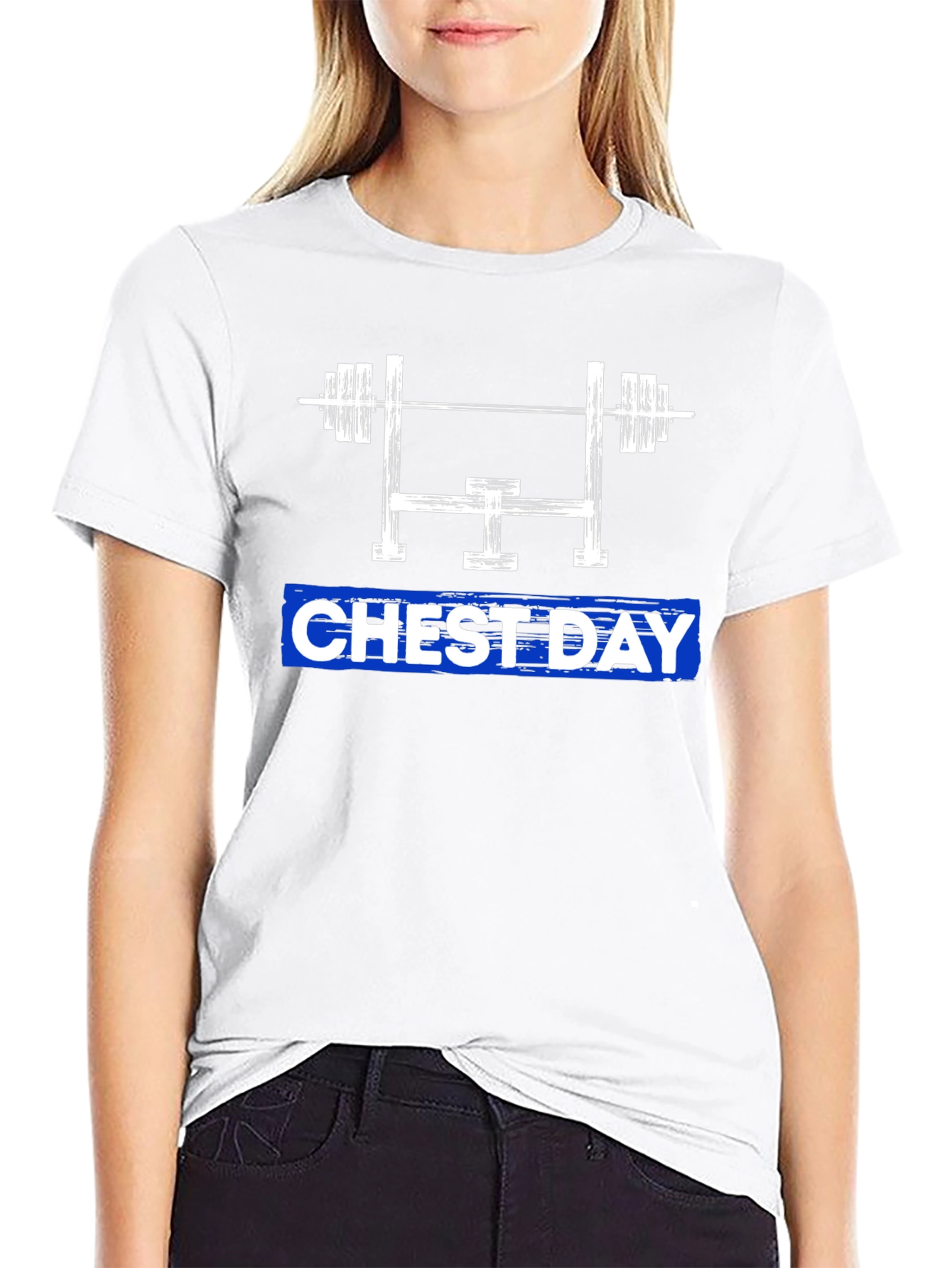 Chest Day Graphic Tee - Gym Workout Shirt