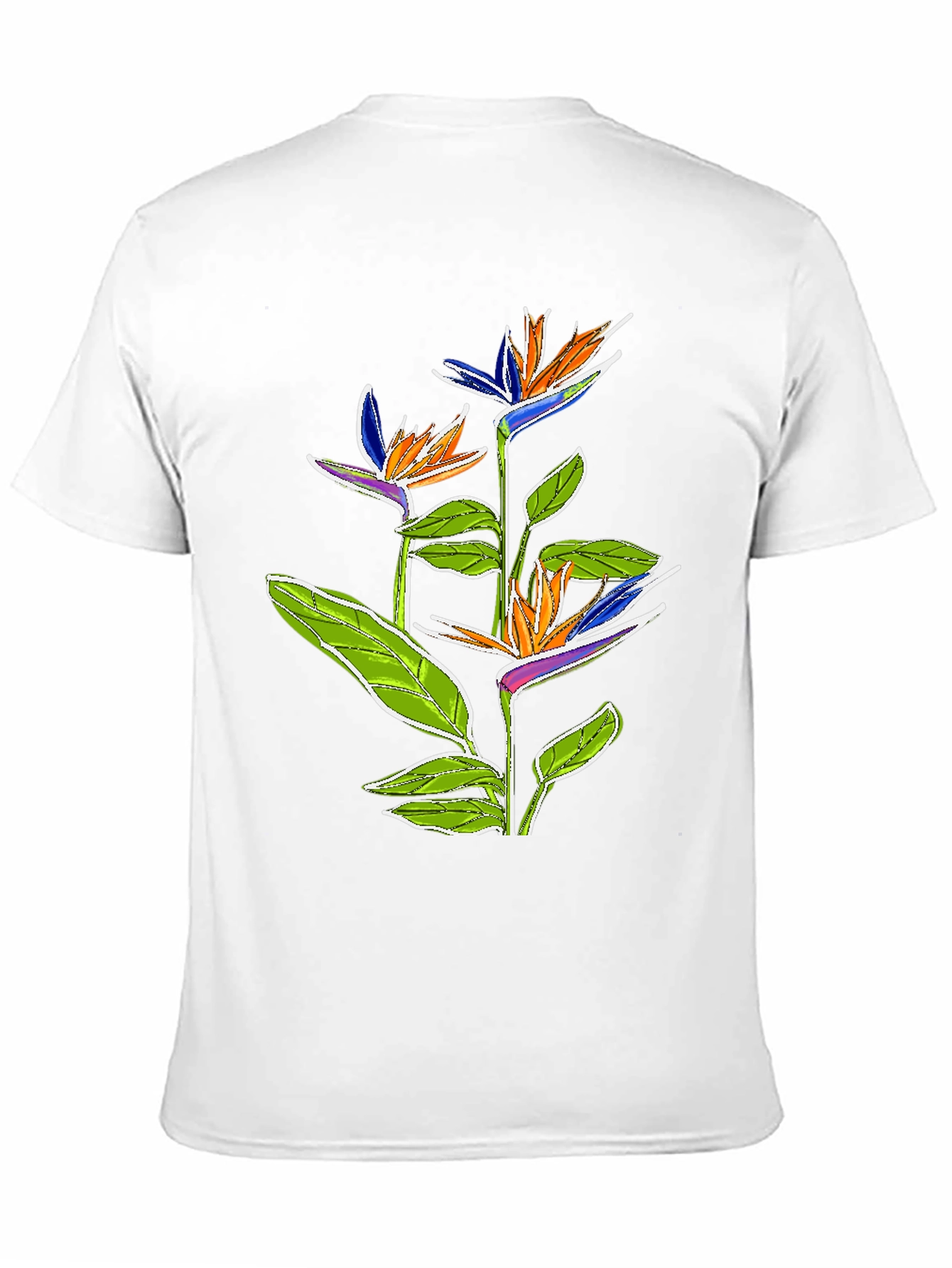 Bird of Paradise Flower Graphic T-Shirt