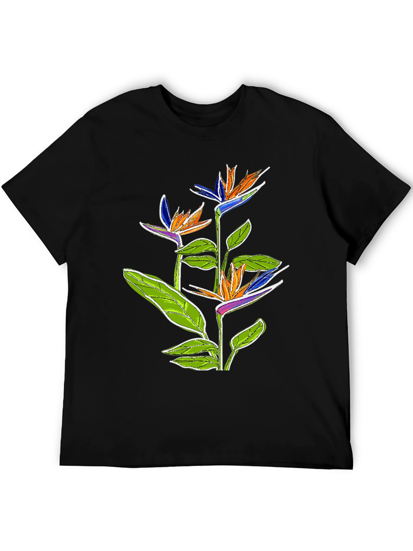 Bird of Paradise Flower Graphic T-Shirt