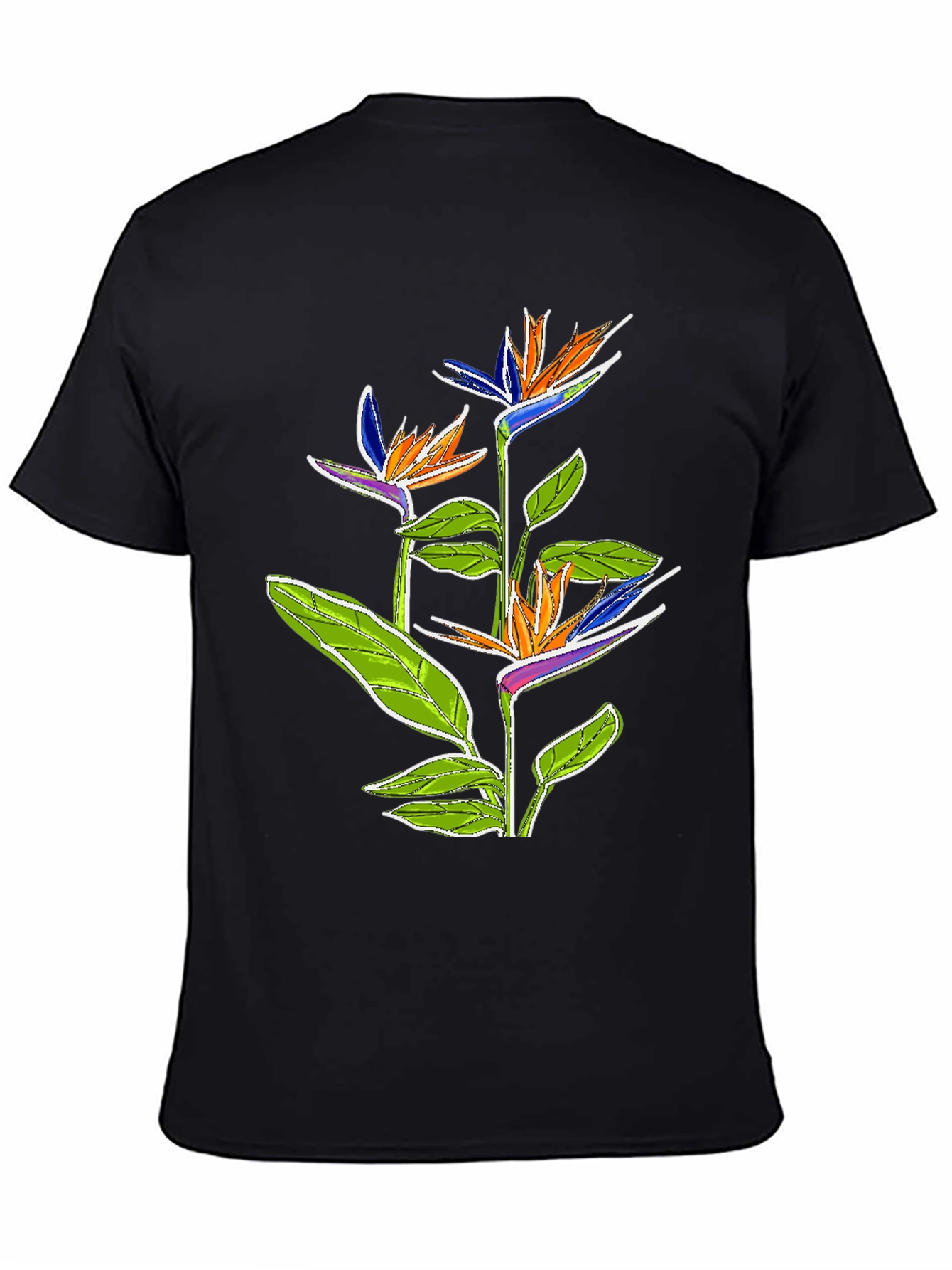Bird of Paradise Flower Graphic T-Shirt