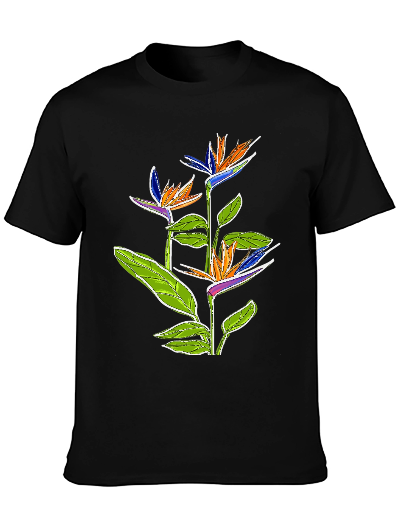 Bird of Paradise Flower Graphic T-Shirt