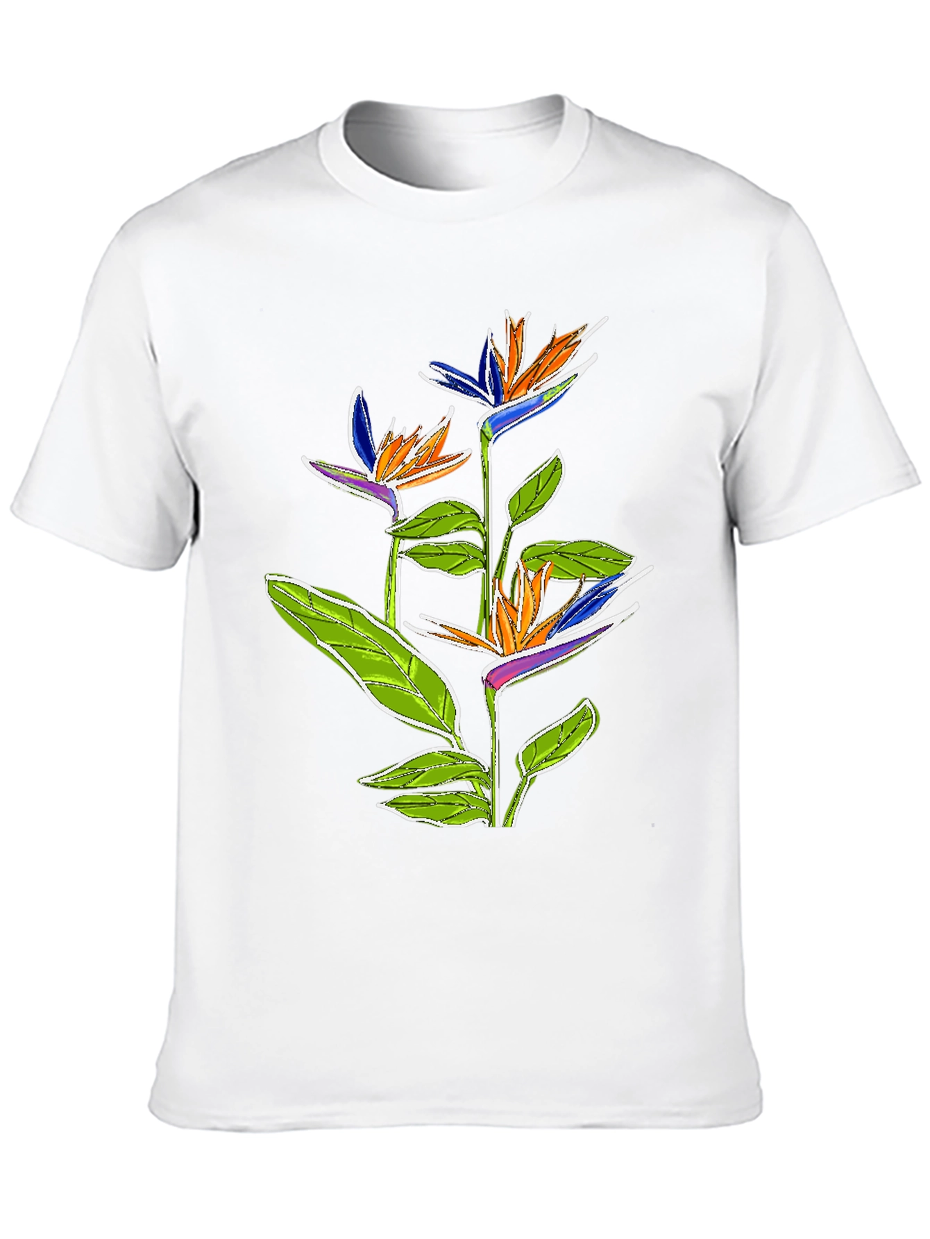 Bird of Paradise Flower Graphic T-Shirt