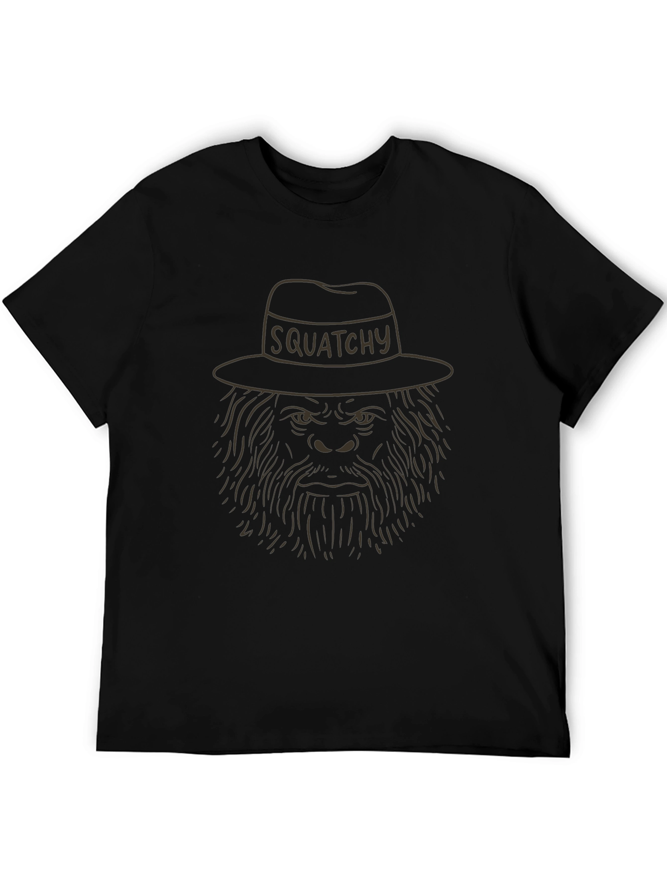 Squatchy Tee - Funny Bigfoot in a Hat T-Shirt