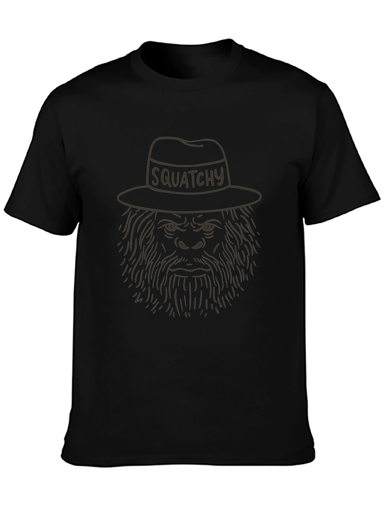 Squatchy Tee - Funny Bigfoot in a Hat T-Shirt