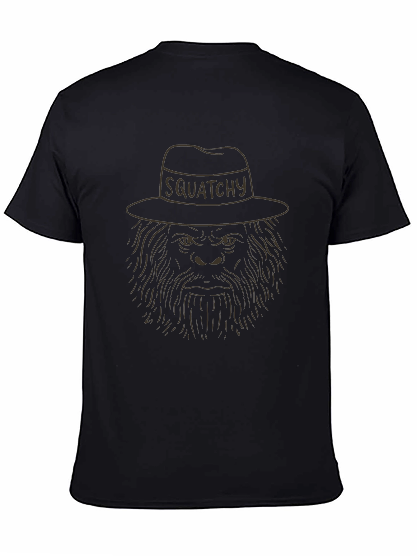 Squatchy Tee - Funny Bigfoot in a Hat T-Shirt
