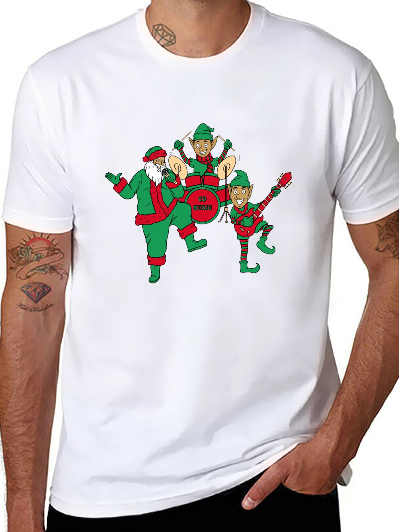 Christmas Band Graphic T-Shirt