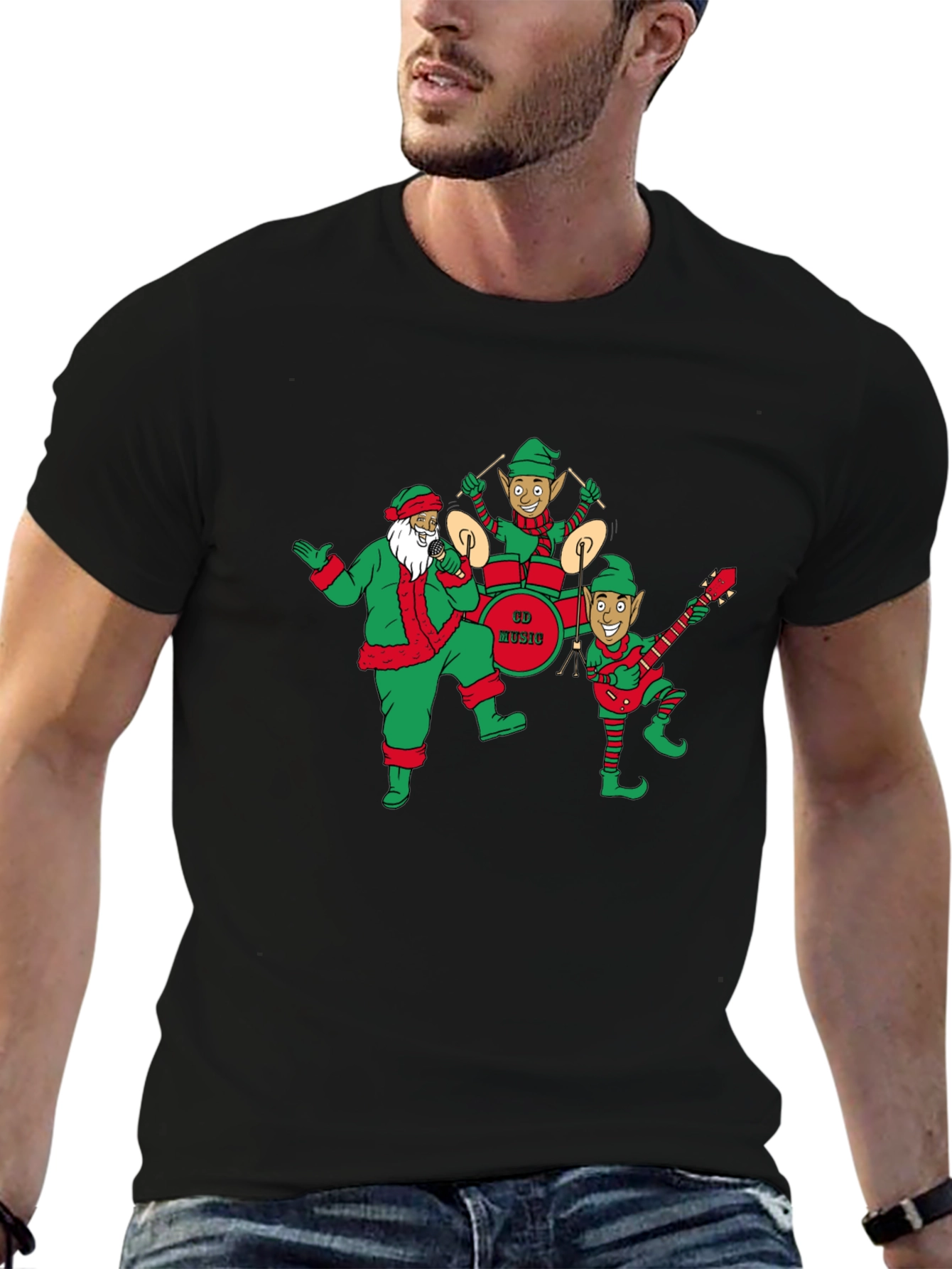 Christmas Band Graphic T-Shirt