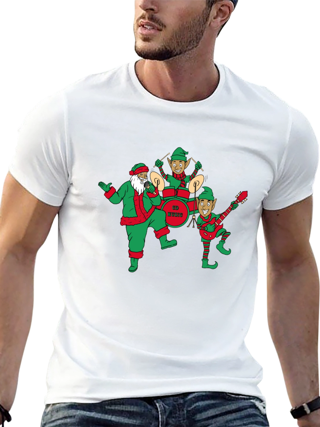 Christmas Band Graphic T-Shirt
