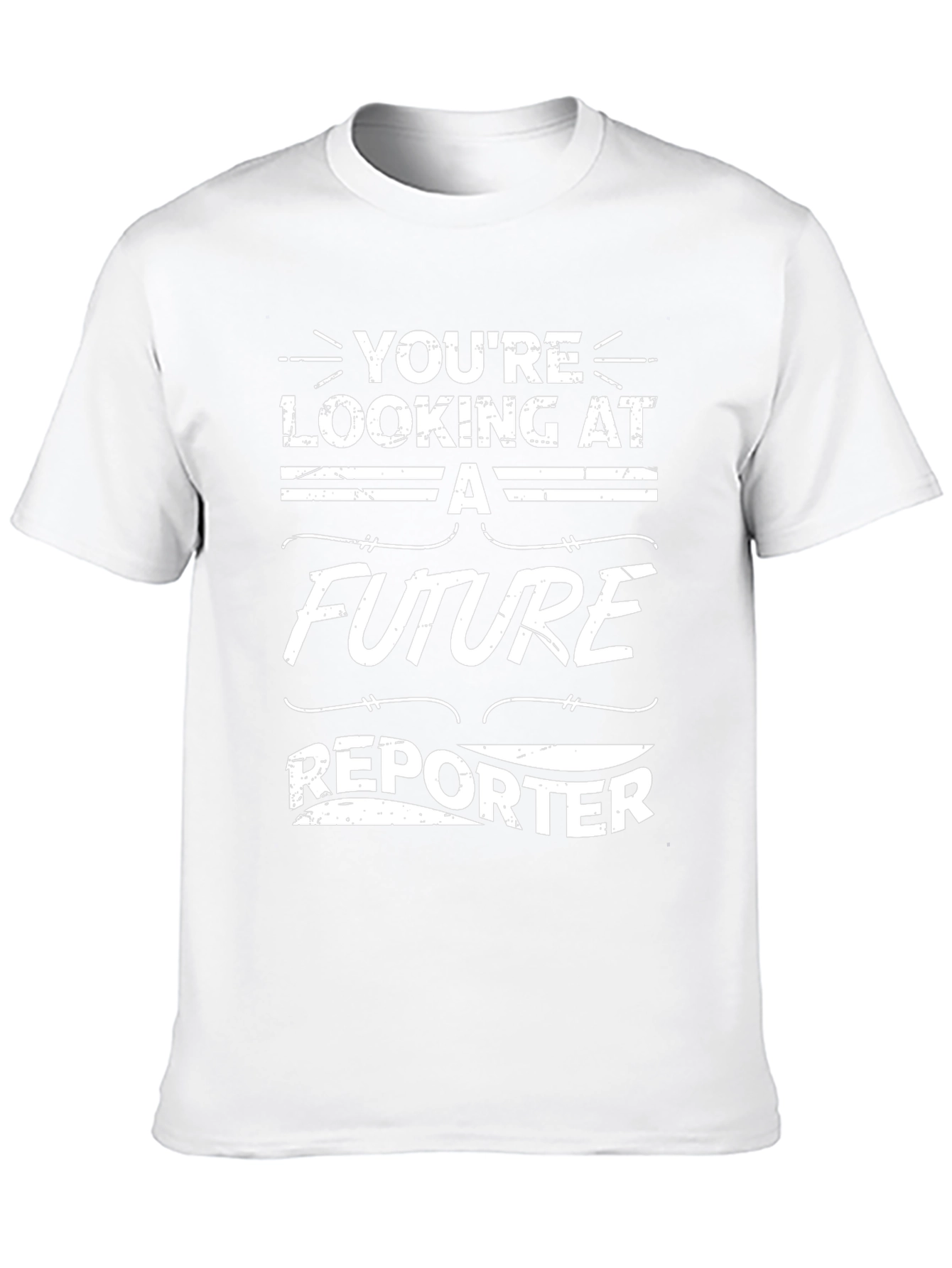 Future Reporter Graphic Tee - Black Cotton T-Shirt
