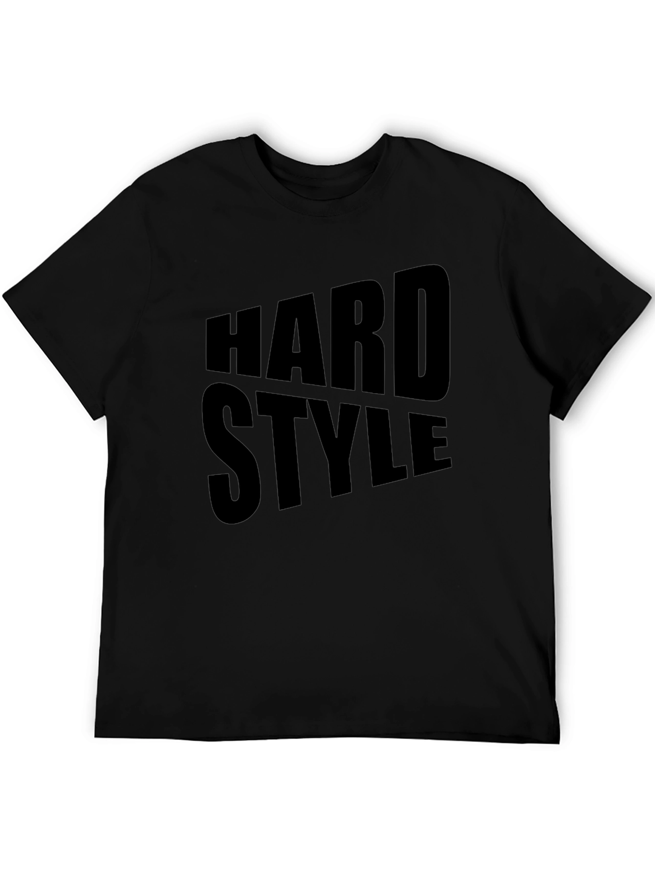 Hard Style Graphic T-Shirt - Bold Black Tee