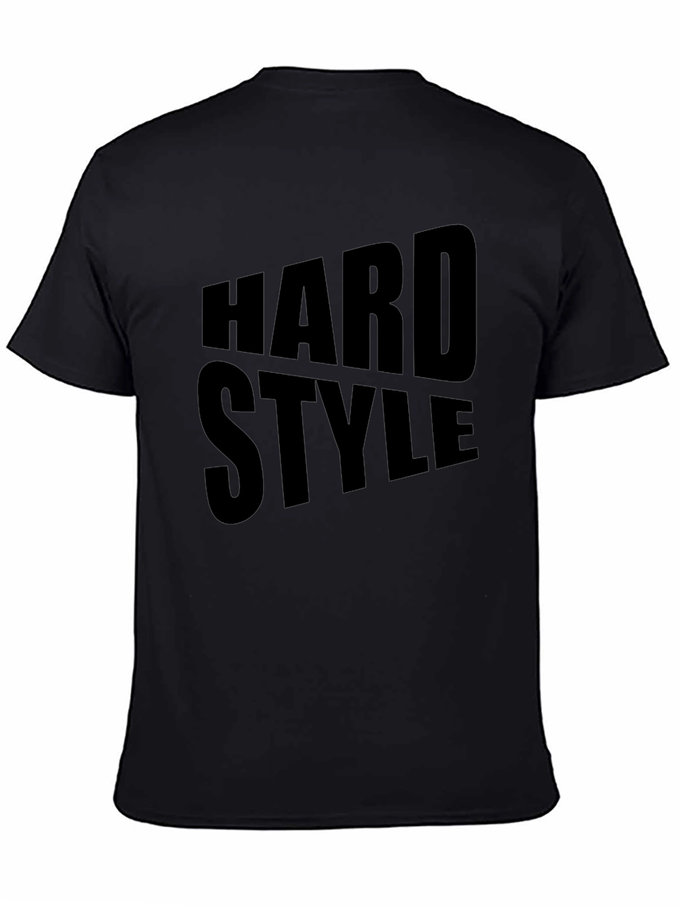 Hard Style Graphic T-Shirt - Bold Black Tee