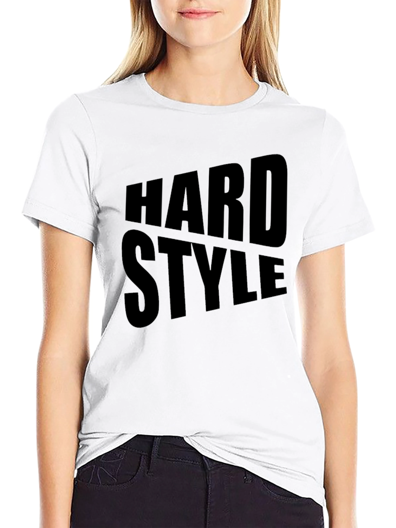 Hard Style Graphic T-Shirt - Bold Black Tee