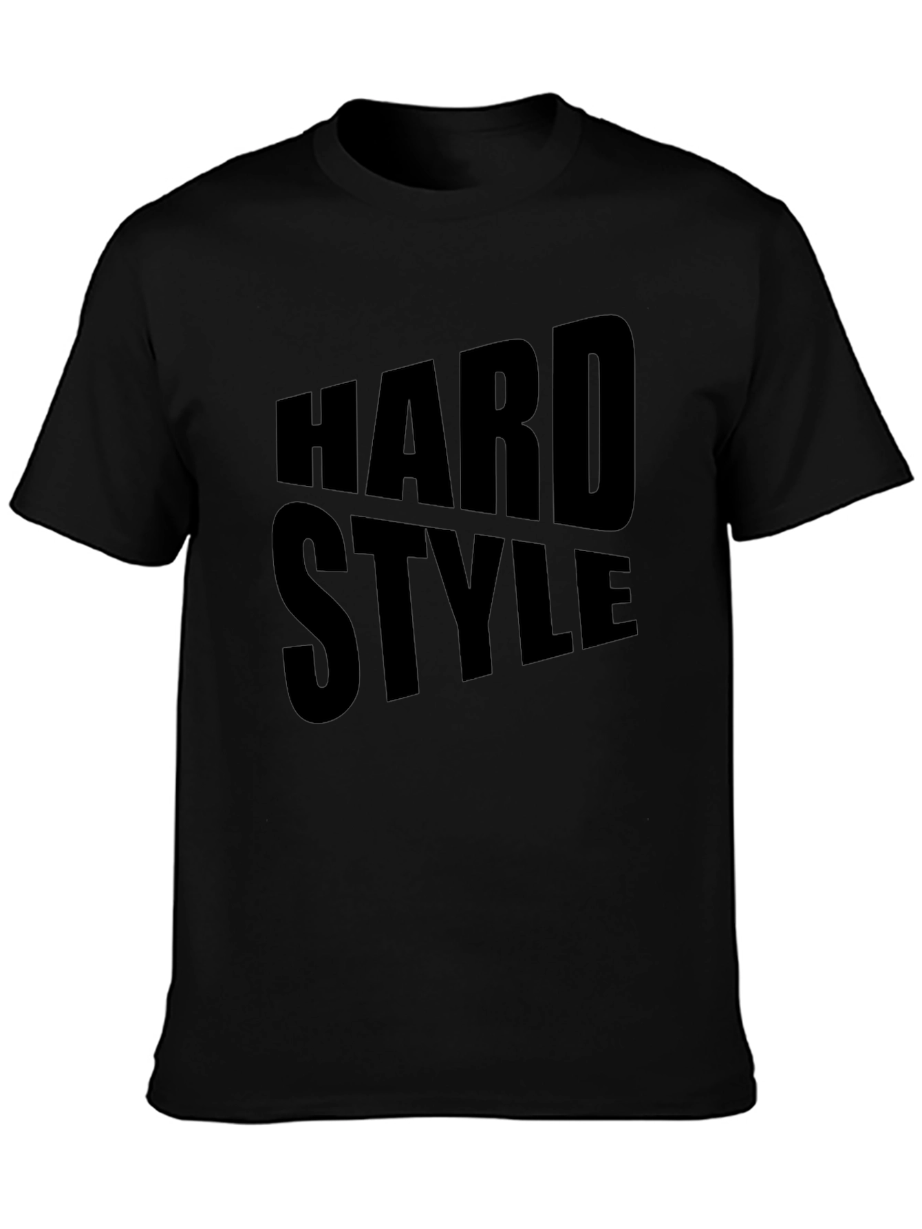 Hard Style Graphic T-Shirt - Bold Black Tee