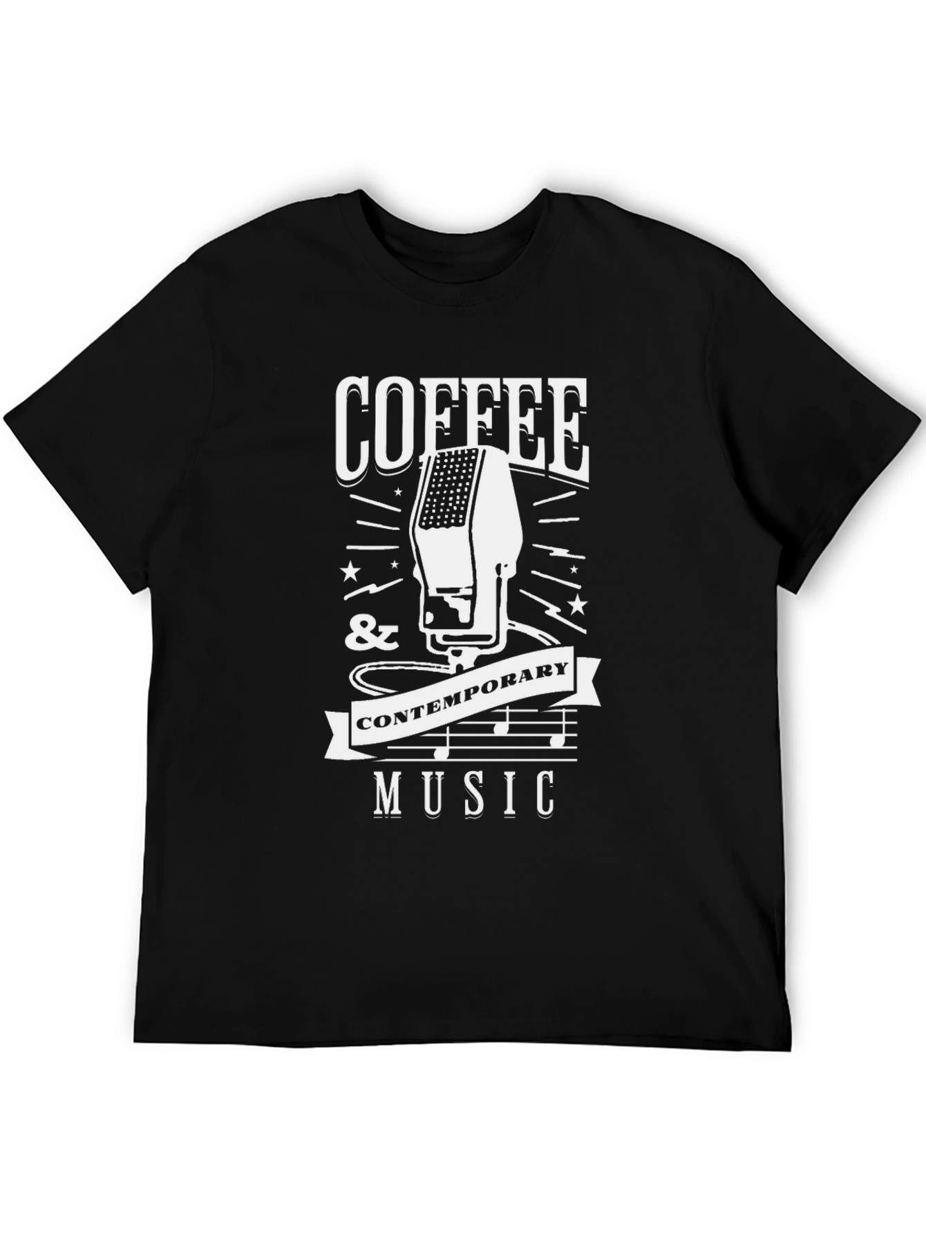 Coffee and Contemporary Music Graphic Tee