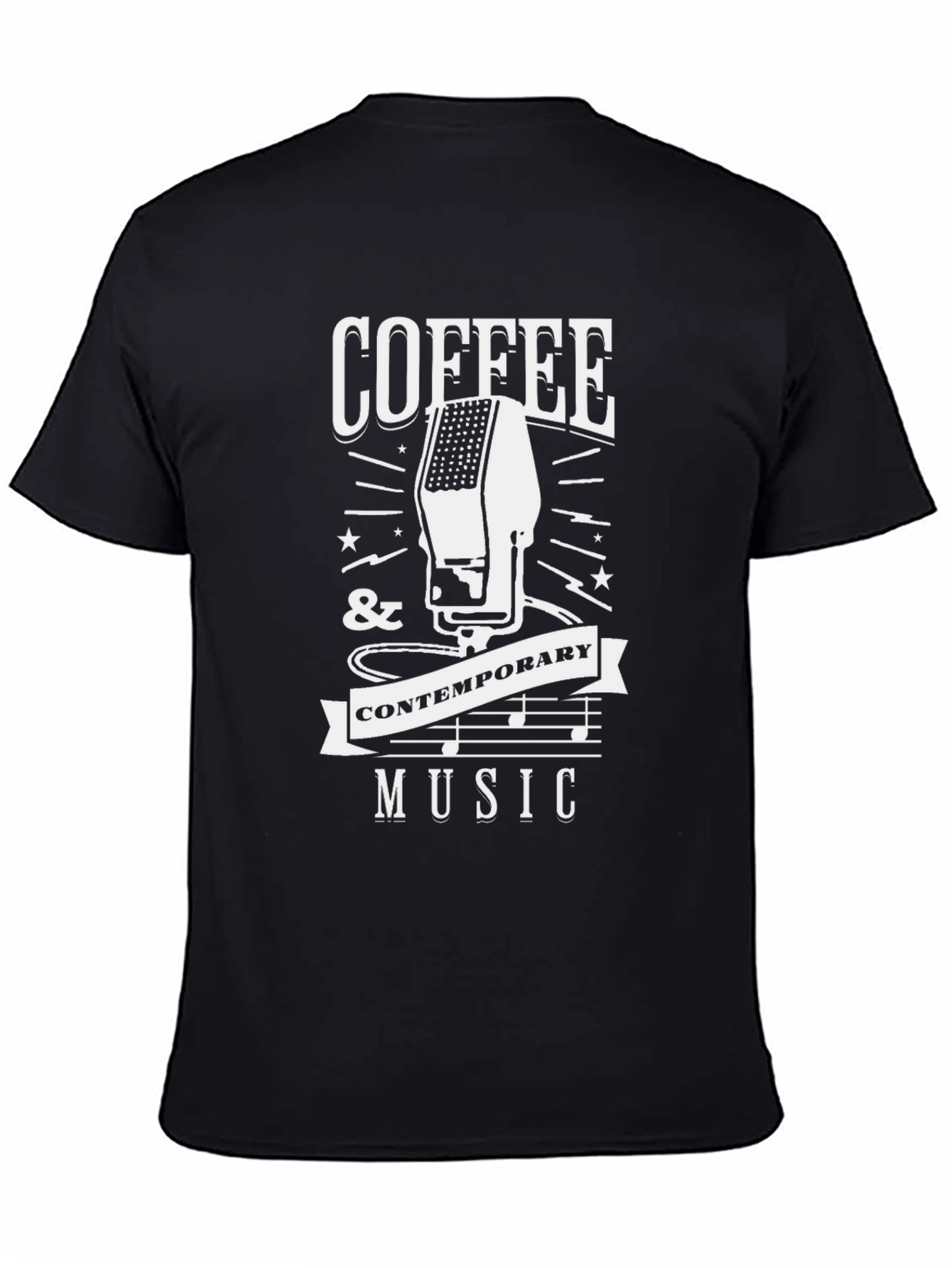 Coffee and Contemporary Music Graphic Tee