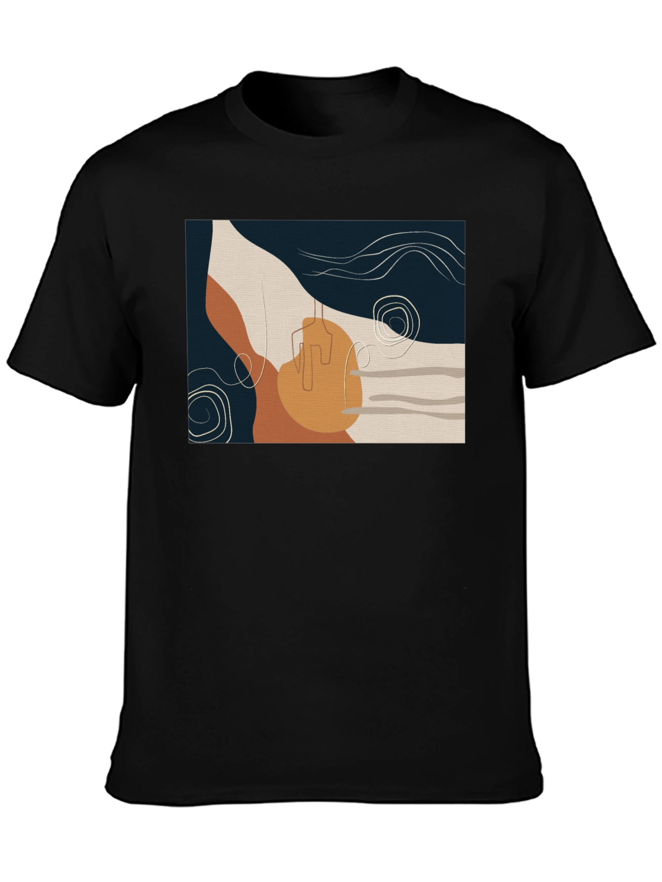 Abstract Art Graphic Tee - Modern Design