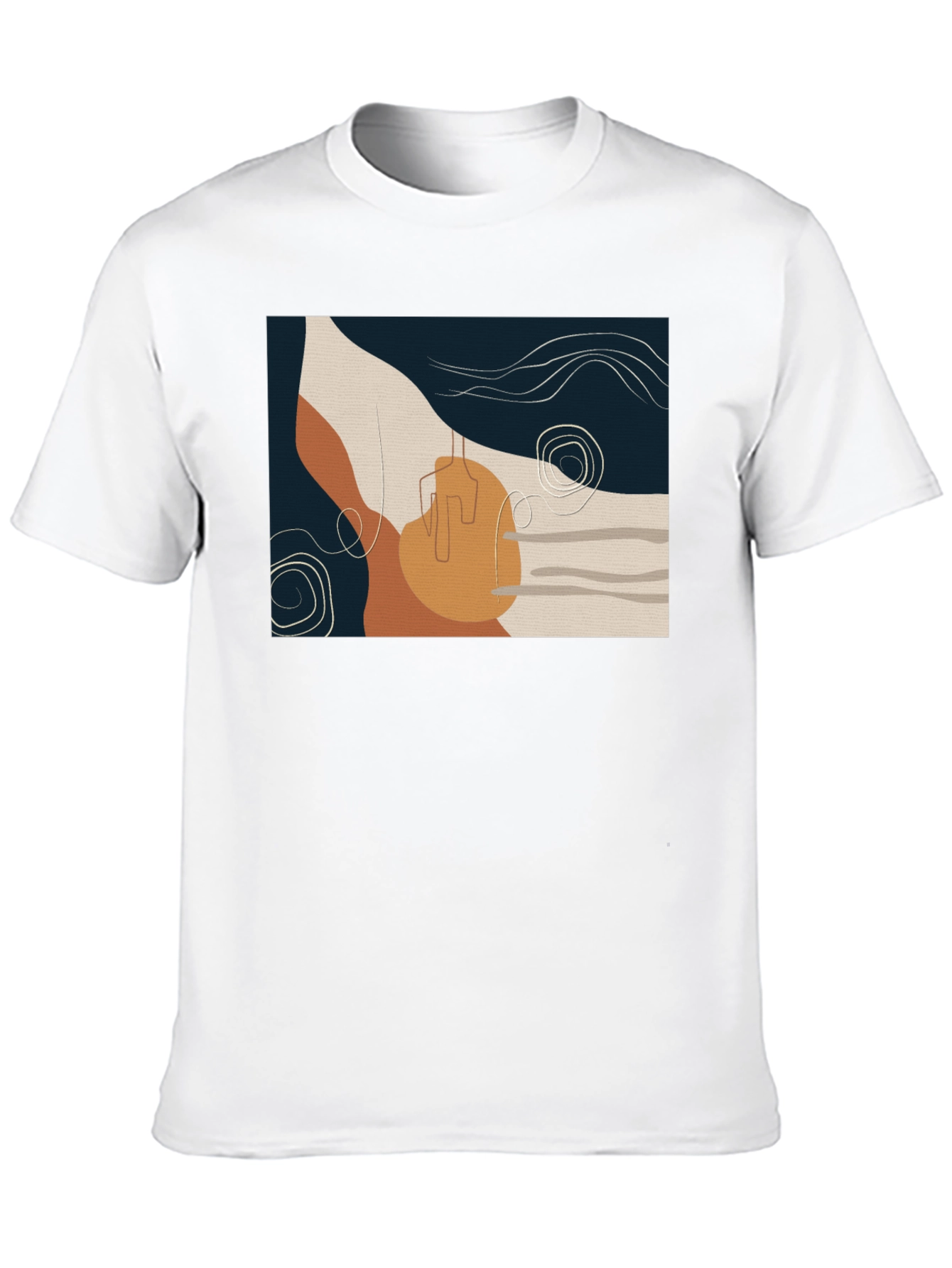 Abstract Art Graphic Tee - Modern Design