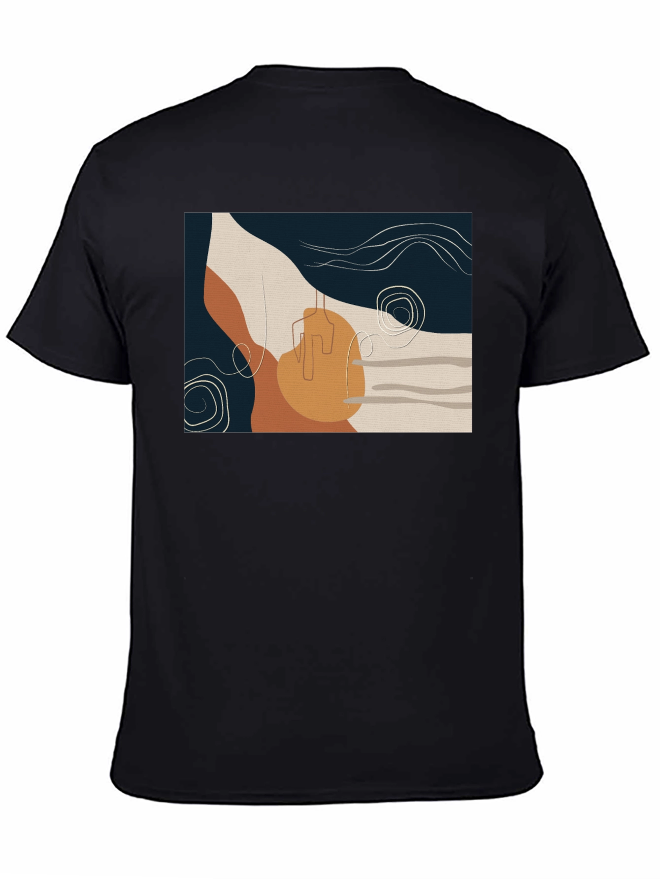 Abstract Art Graphic Tee - Modern Design