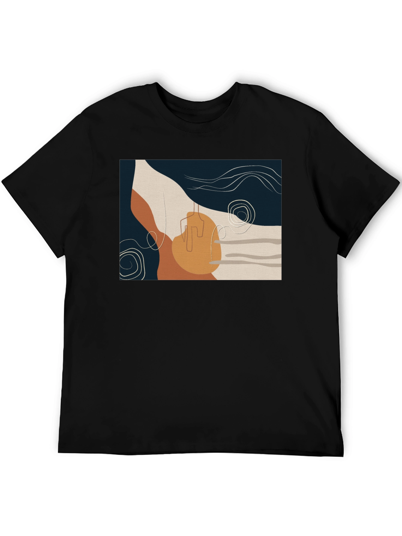 Abstract Art Graphic Tee - Modern Design