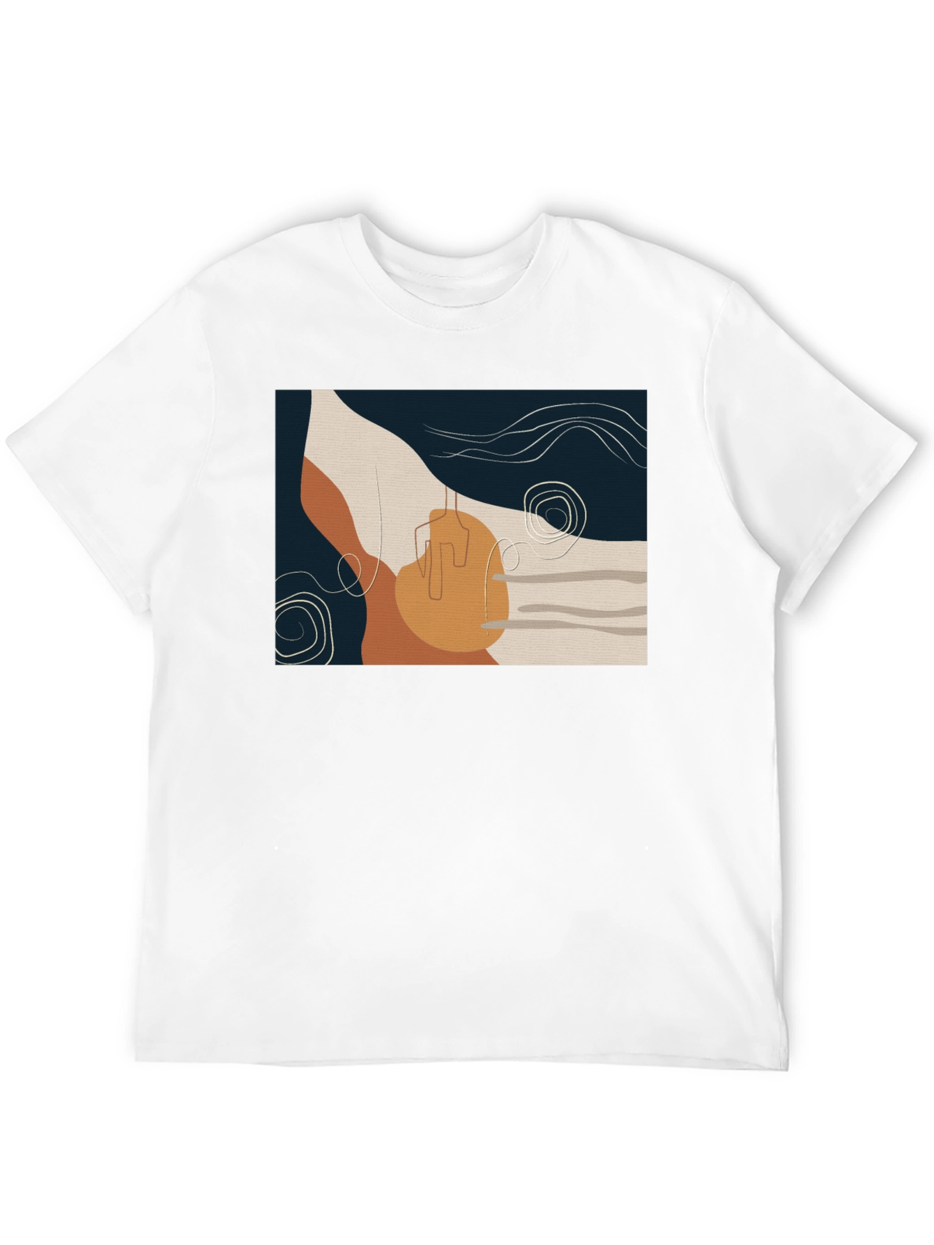 Abstract Art Graphic Tee - Modern Design