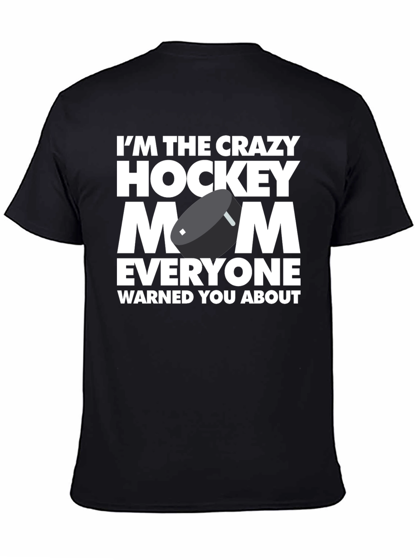 Crazy Hockey Mom Graphic T-Shirt