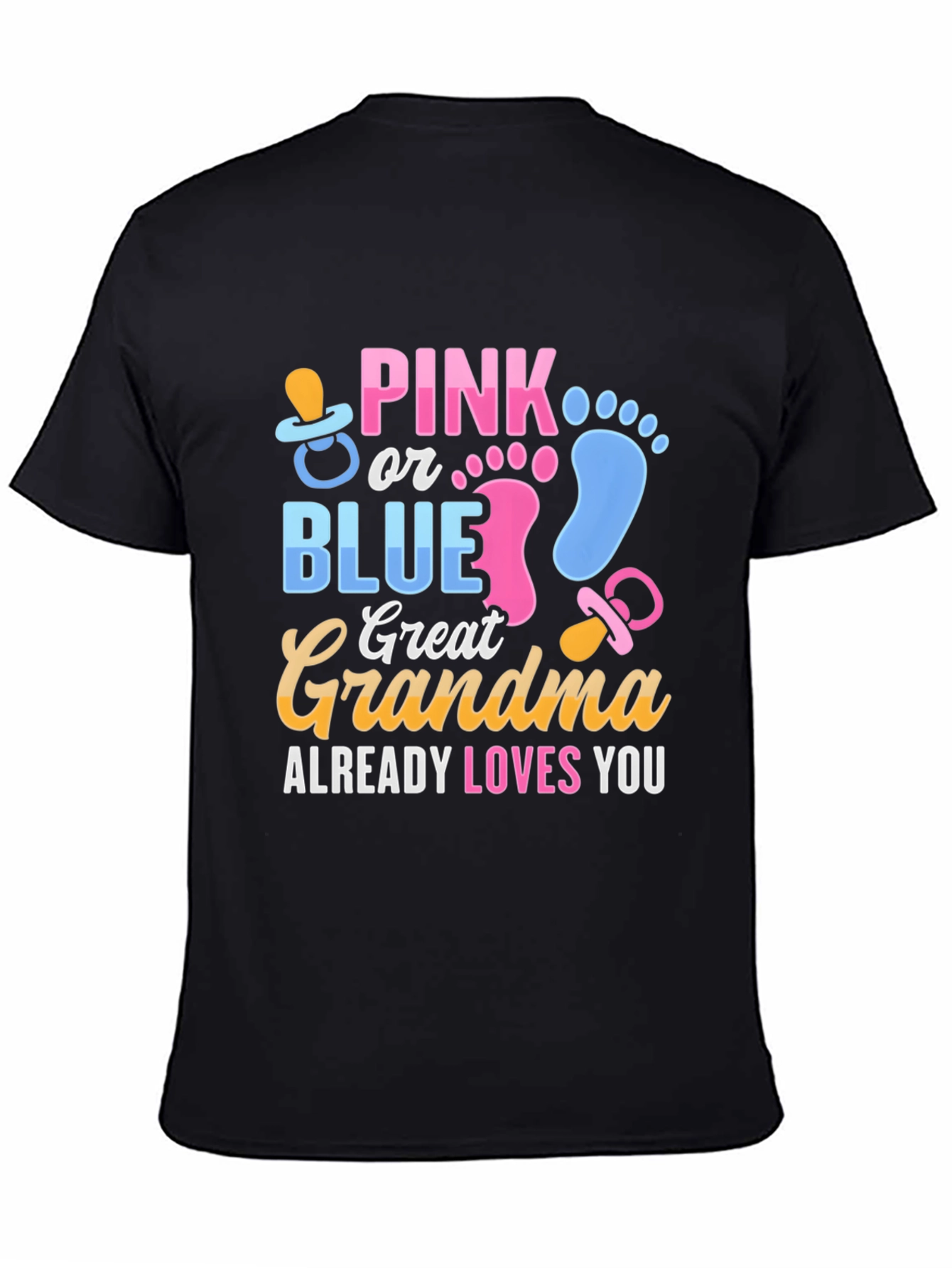 Pink or Blue Great Grandma T-Shirt