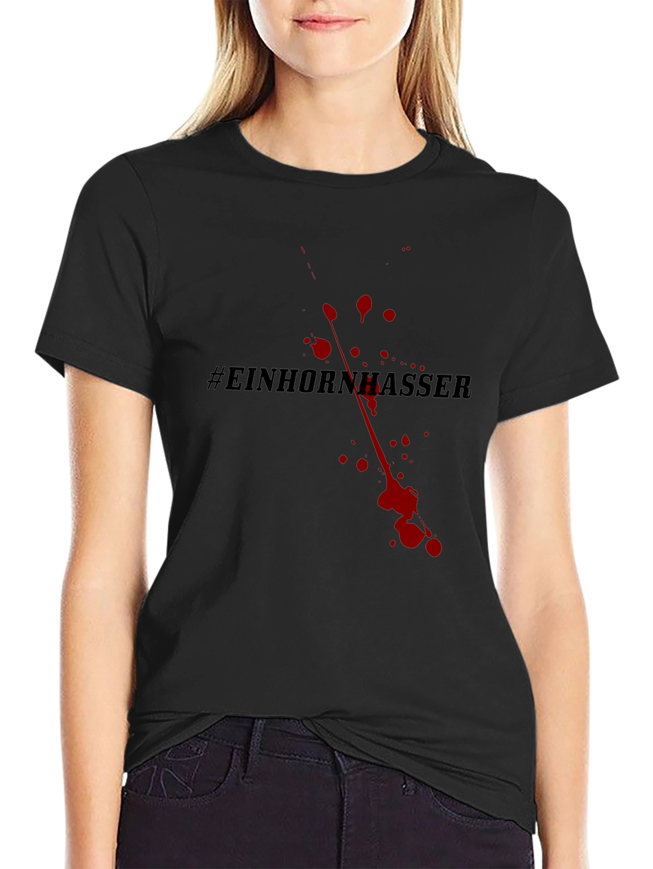 Einhornhasser T-Shirt - Dark Humor Tee