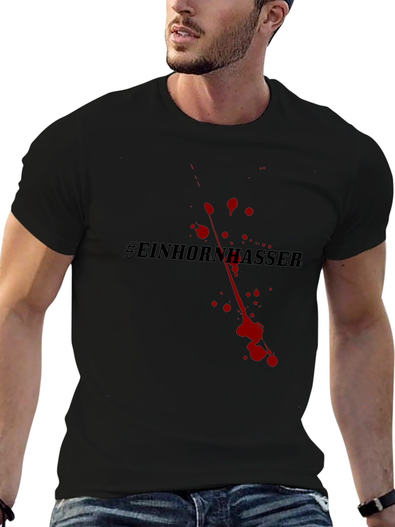 Einhornhasser T-Shirt - Dark Humor Tee