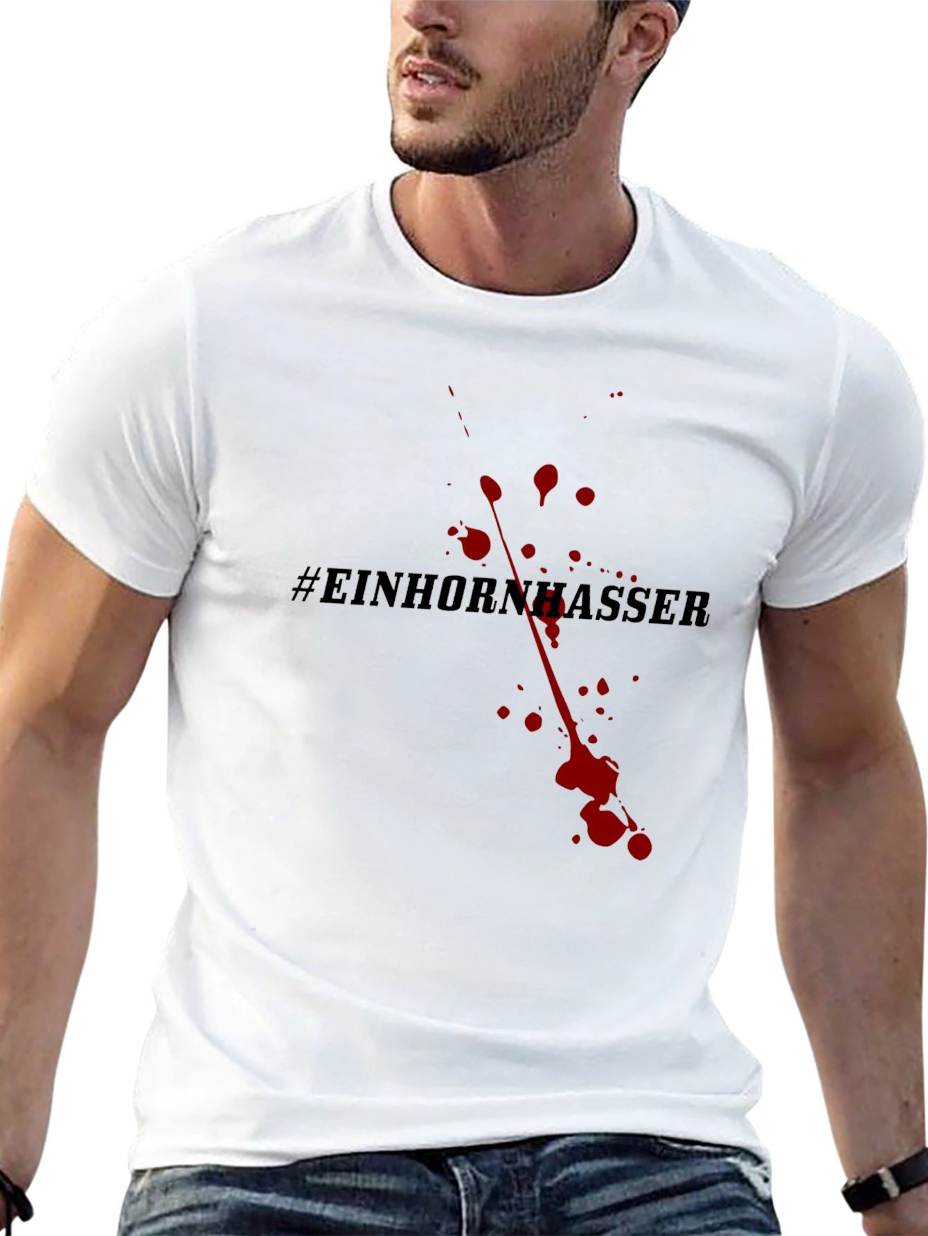 Einhornhasser T-Shirt - Dark Humor Tee