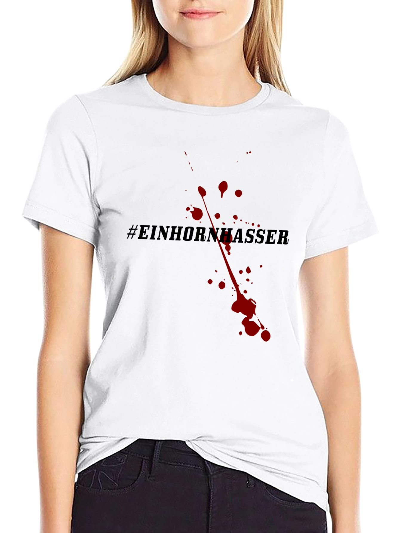 Einhornhasser T-Shirt - Dark Humor Tee