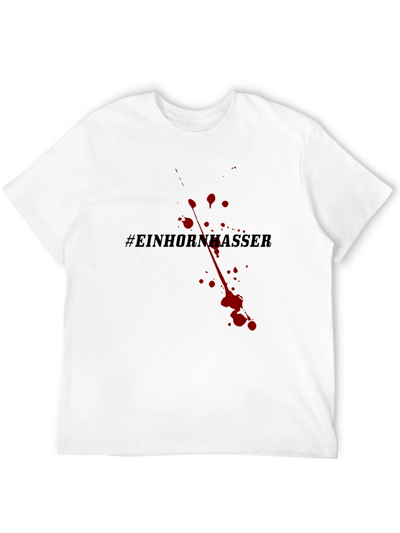Einhornhasser T-Shirt - Dark Humor Tee